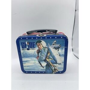 Vintage GI JOE 1997‎ Hasbro Action Sailor Metal Tin Lunch Box Bin A